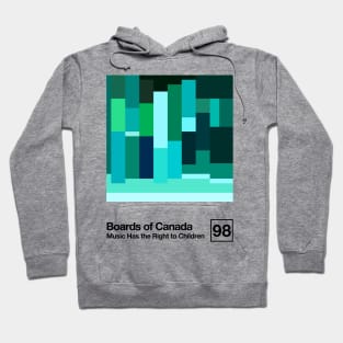 Music Has The Right To Children / Minimal Style Graphic Artwork Design Hoodie